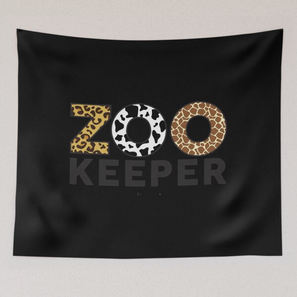 Item preview, Zookeeper African Savanna Animal Print - Giraffe Zebra Cheetah 	 	 designed and sold by mplaqasdn78.