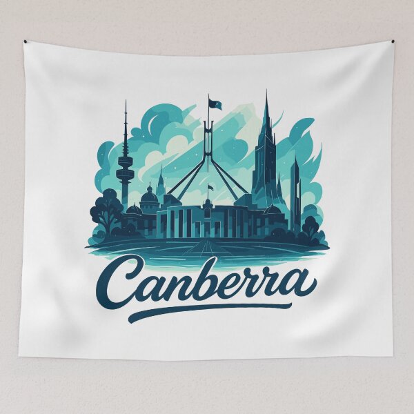 Item preview, Canberra capital Australia maritime gift designed and sold by Pineapple-Tree.