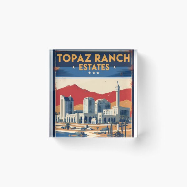 Artikelvorschau, Topaz Ranch Nevada 1950er Jahre USA Vintage Reisetourismus entworfen und verkauft von TravelersGems.
