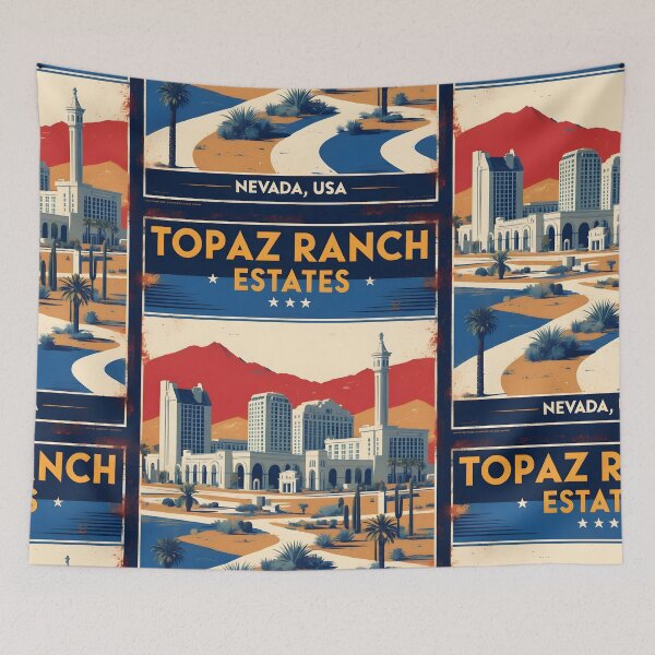 Item preview, Topaz Ranch Nevada 1950s USA Vintage Travel Tourism designed and sold by TravelersGems.