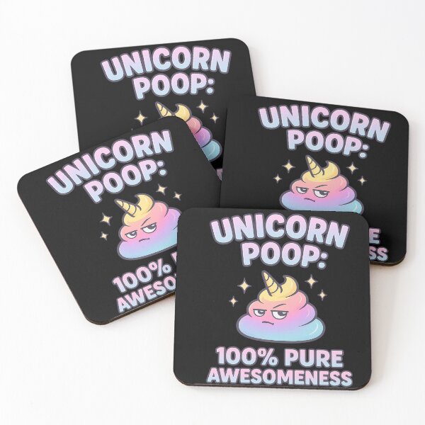 Item preview, Unicorn Poop: 100% Pure Awesomeness, The Magical Ingredient designed and sold by Moyeri.