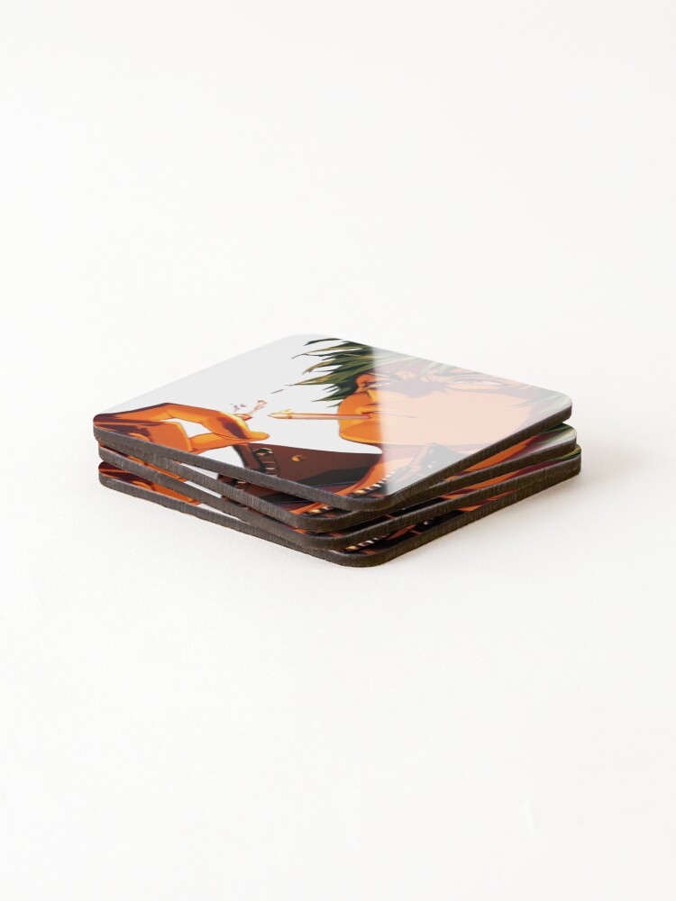 Thumbnail 4 of 5, Coasters (Set of 4), Brooding Flame designed and sold by Rangmanch.