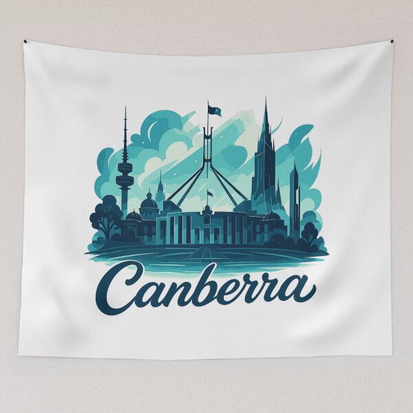 Item preview, Canberra capital Australia maritime gift designed and sold by Pineapple-Tree.