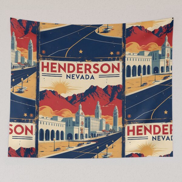 Item preview, Henderson Nevada 1950s USA Vintage Travel Tourism designed and sold by TravelersGems.
