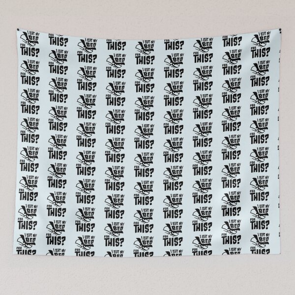 Item preview, I Left My Bed For This? Angry Face Sarcasm designed and sold by shirt-o-mat.