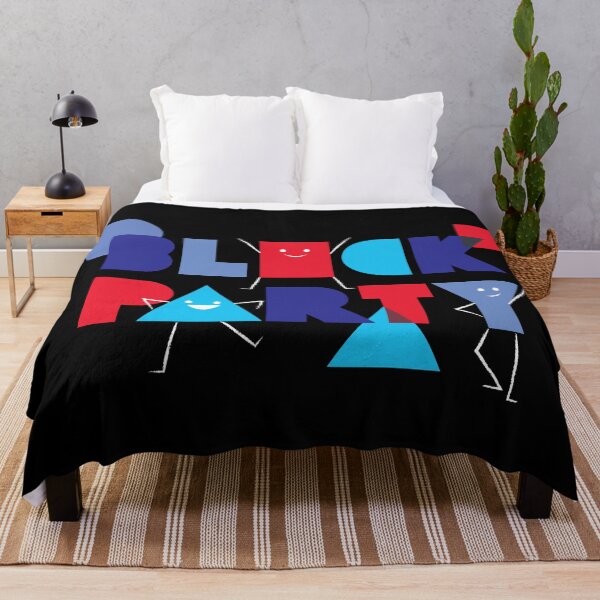Item preview, Block Party (Black) designed and sold by Bubble Bean Studio.