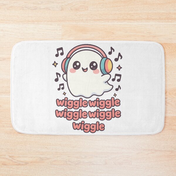 Item preview, Kawaii Ghost with Headphones designed and sold by The Sandy Design Store.