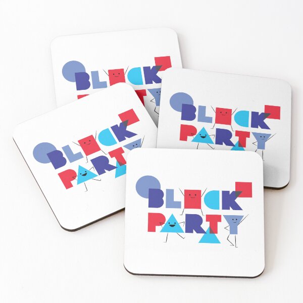 Item preview, Block Party (White) designed and sold by Bubble Bean Studio.