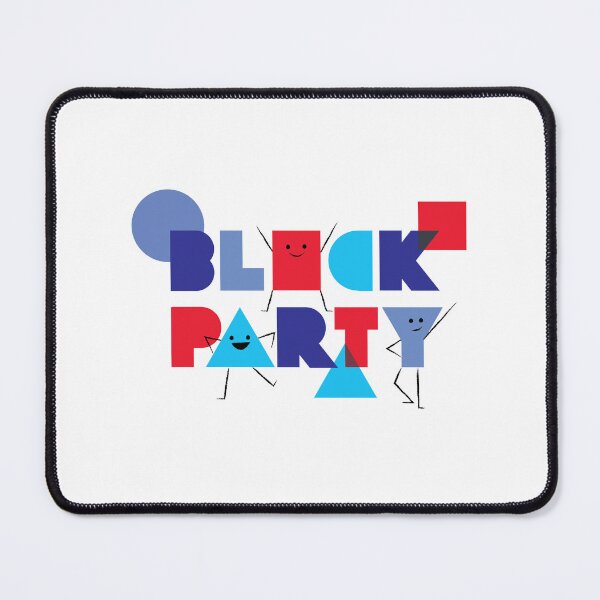 Item preview, Block Party (White) designed and sold by Bubble Bean Studio.