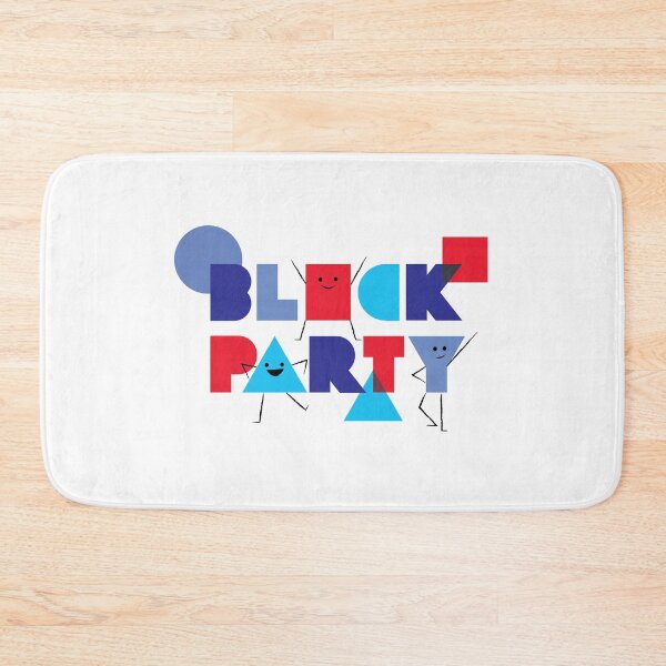 Item preview, Block Party (White) designed and sold by Bubble Bean Studio.