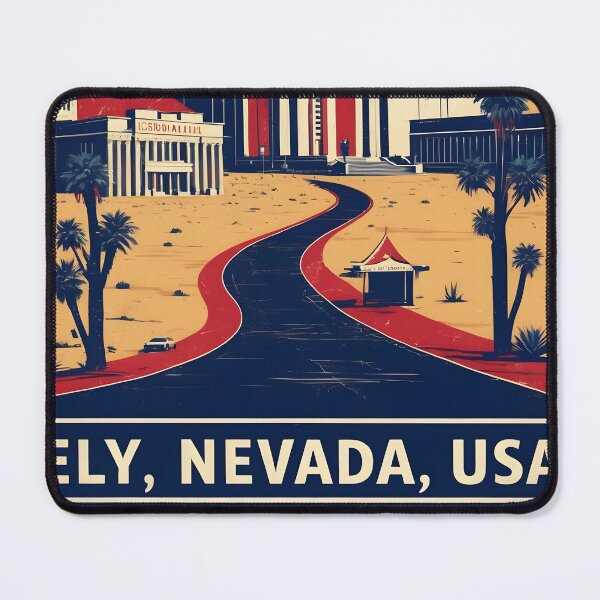 Item preview, Ely Nevada 1950s USA Vintage Travel Tourism designed and sold by TravelersGems.