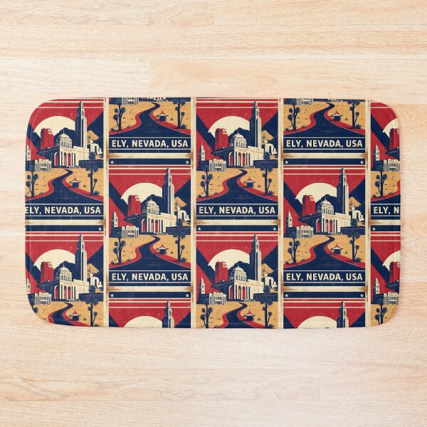 Item preview, Ely Nevada 1950s USA Vintage Travel Tourism designed and sold by TravelersGems.