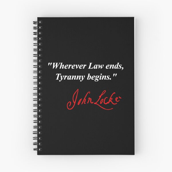Item preview, Wherever Law ends, Tyranny begins - John Locke (red signature) designed and sold by Thelittlelord.