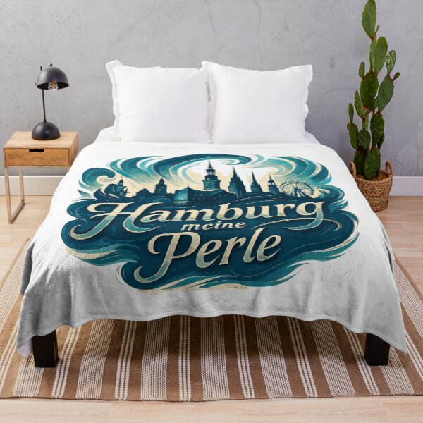 Item preview, Hamburg Pearl City Silhouette Gift designed and sold by Pineapple-Tree.