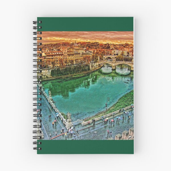 Item preview, Rain in Rome. View from Castel Sant'Angelo. designed and sold by vadim19.