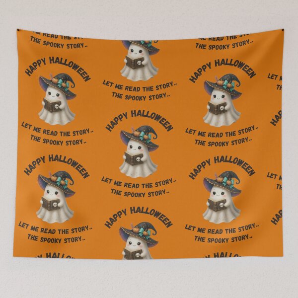 Item preview, Happy Halloween Party Ghost Spooky Story designed and sold by TeeArtWorld.