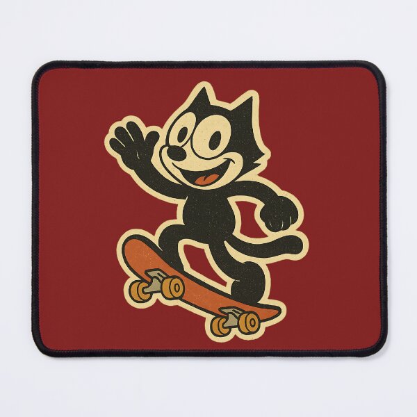 Item preview, FELIX CAT ON A SKATEBOARD VINTAGE ILLUSTRATION designed and sold by infinitearte.