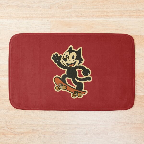 Item preview, FELIX CAT ON A SKATEBOARD VINTAGE ILLUSTRATION designed and sold by infinitearte.