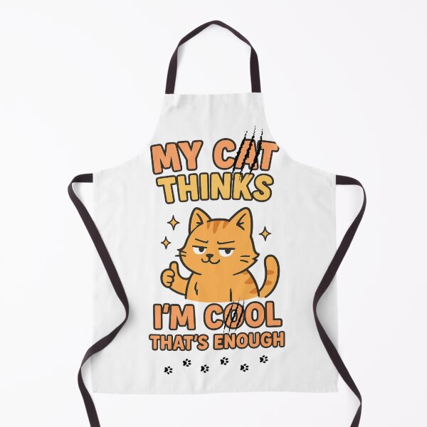 Item preview, My Cat Thinks I'm Cool – That's Enough: The Highest Compliment designed and sold by Moyeri.