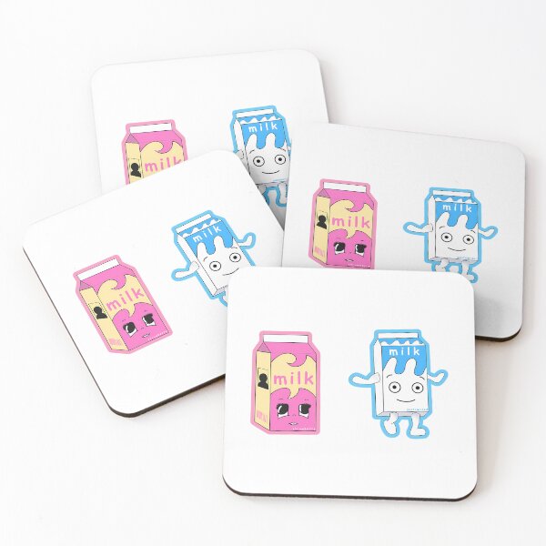 Item preview, Coffee And Tv Inspired Milk Cartoons Sticker Set designed and sold by lylecaldwell.