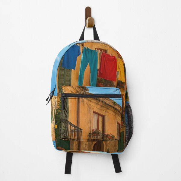Item preview, Italian Laundry Day – Colorful Washing Line by the Sea designed and sold by The Sandy Design Store.