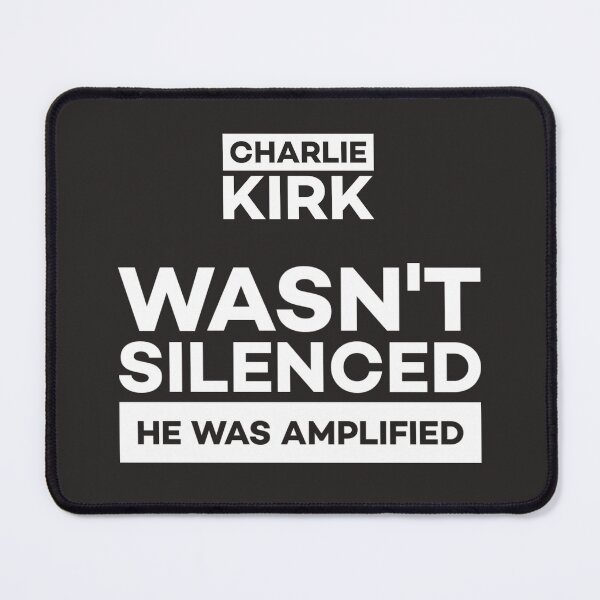 Item preview, Charlie Kirk was Amplified, not Silenced designed and sold by Twittlefish.