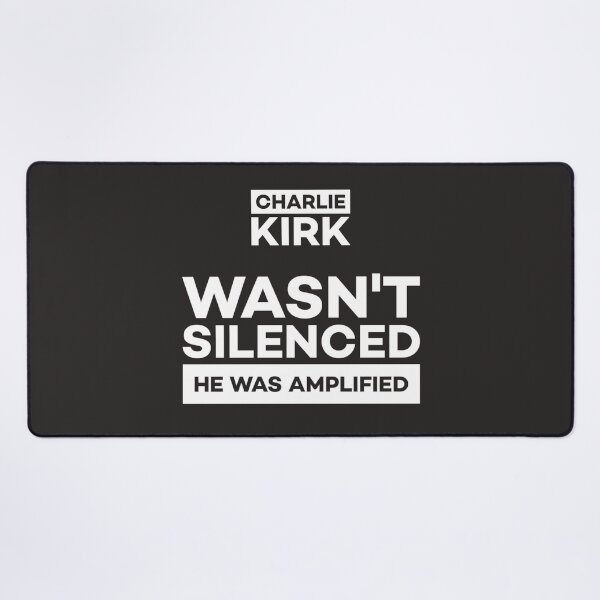 Item preview, Charlie Kirk was Amplified, not Silenced designed and sold by Twittlefish.