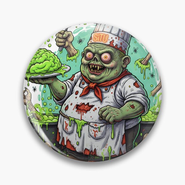 Item preview, Ghoulish Grub Zombie Chef designed and sold by SITU art.