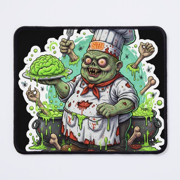 Item preview, Ghoulish Grub Zombie Chef designed and sold by SITU art.