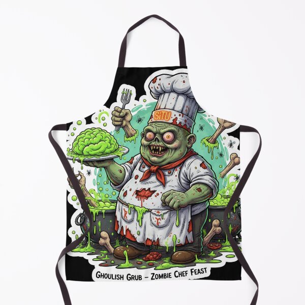Item preview, Ghoulish Grub Zombie Chef designed and sold by SITU art.