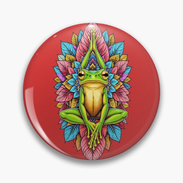 Item preview, Mandala Frog Yoga designed and sold by VibrArtco.