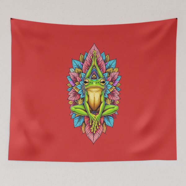 Item preview, Mandala Frog Yoga designed and sold by VibrArtco.