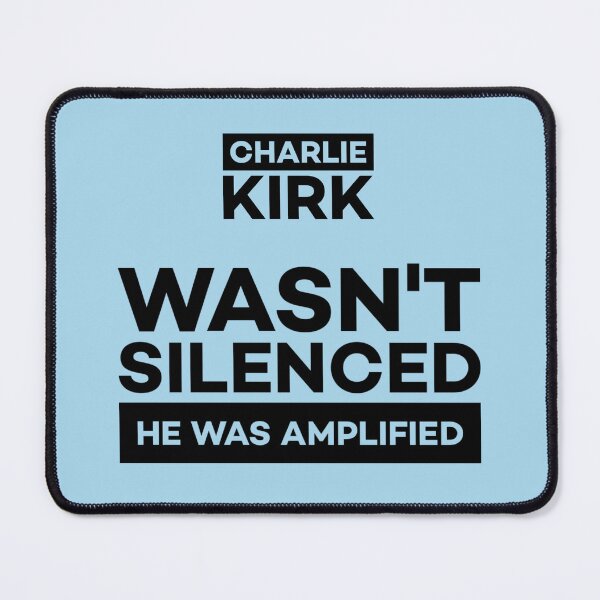 Item preview, Charlie Kirk was Amplified, not Silenced designed and sold by Twittlefish.