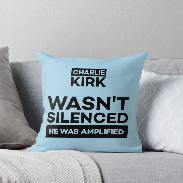 Item preview, Charlie Kirk was Amplified, not Silenced designed and sold by Twittlefish.