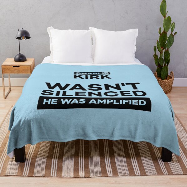 Item preview, Charlie Kirk was Amplified, not Silenced designed and sold by Twittlefish.