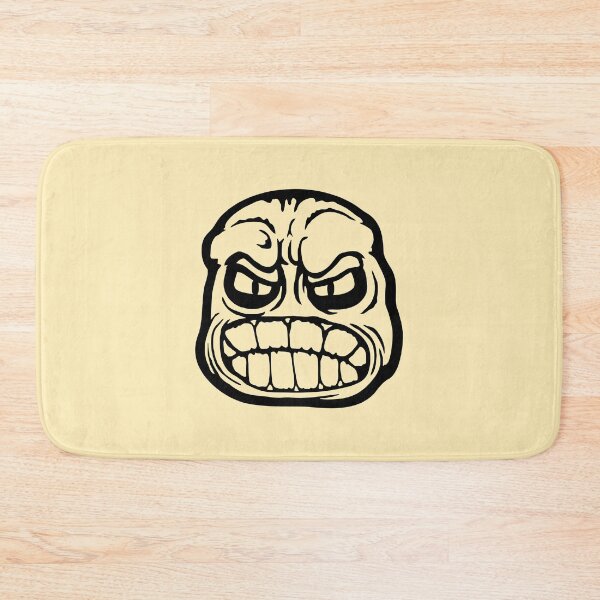 Item preview, Grinding Teeth Monster Angry Grumpy Mad Comic Cartoon Face designed and sold by shirt-o-mat.