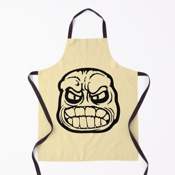 Item preview, Grinding Teeth Monster Angry Grumpy Mad Comic Cartoon Face designed and sold by shirt-o-mat.