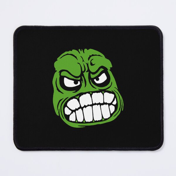 Item preview, Grinding Teeth Monster Angry Grumpy Mad Cartoon Face designed and sold by shirt-o-mat.
