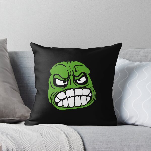 Item preview, Grinding Teeth Monster Angry Grumpy Mad Cartoon Face designed and sold by shirt-o-mat.