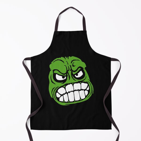 Item preview, Grinding Teeth Monster Angry Grumpy Mad Cartoon Face designed and sold by shirt-o-mat.