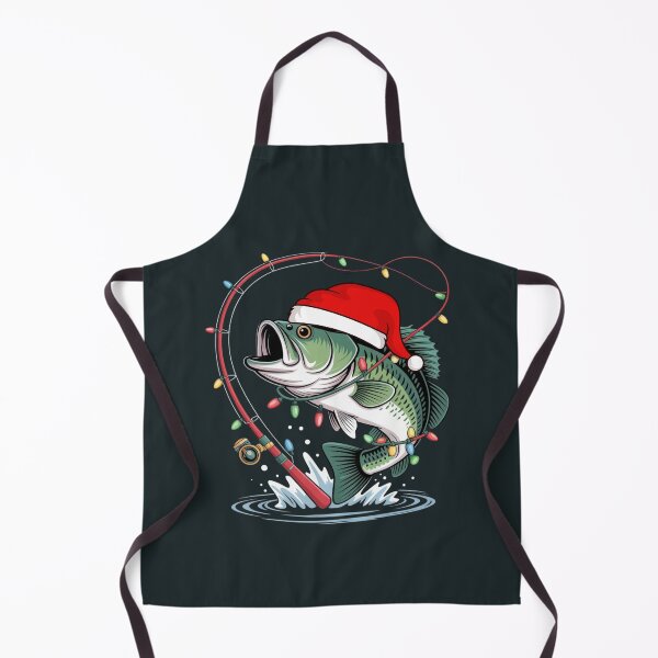 Item preview, Christmas Bass Fish Design Funny Dad Men Fishing designed and sold by ZACK ART.