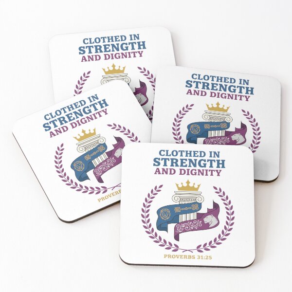 Item preview, Proverbs 31:25 Strength and Dignity Christian Emblem. designed and sold by loveandlightrb.