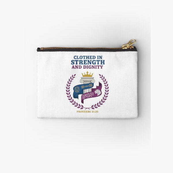 Item preview, Proverbs 31:25 Strength and Dignity Christian Emblem. designed and sold by loveandlightrb.
