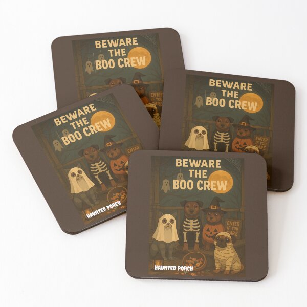 Item preview, Beware the Boo Crew – Haunted Porch Watch designed and sold by GeoWild Designs.