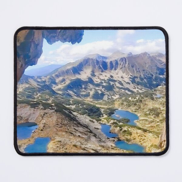 Item preview, Through the Mountain Window – Hidden Lakes of the Wilderness designed and sold by Aurora Prints.