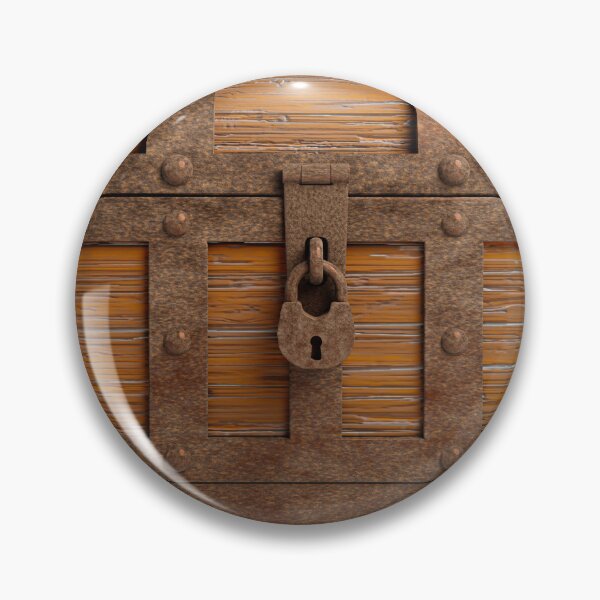 Item preview, Pirate Treasure Chest – Vintage Wooden Lock Adventure designed and sold by LA DESIGN.