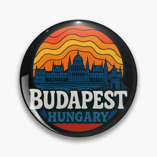 Item preview, Budapest Hungary Travel Trippy Art designed and sold by TomFrontierArt.