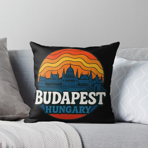 Item preview, Budapest Hungary Travel Trippy Art designed and sold by TomFrontierArt.