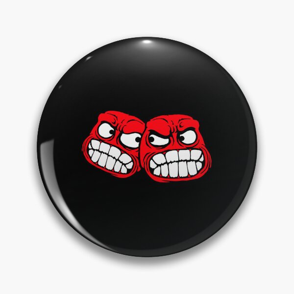 Item preview, 2 Grinding Teeth Monster Enemies Angry Team Argue Friends designed and sold by shirt-o-mat.