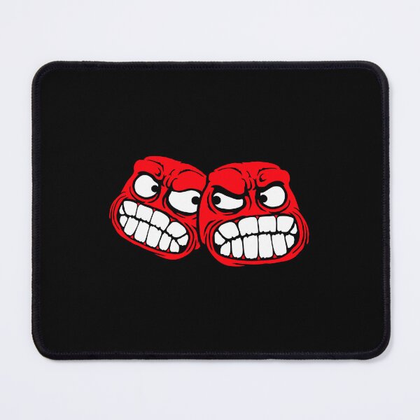 Item preview, 2 Grinding Teeth Monster Enemies Angry Team Argue Friends designed and sold by shirt-o-mat.